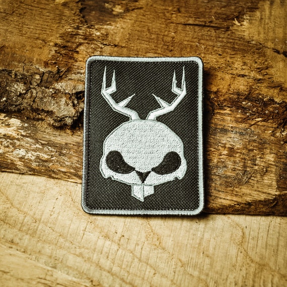Water Mountain Forest Morale Patch, Velcro Patch, Jackalope Forest