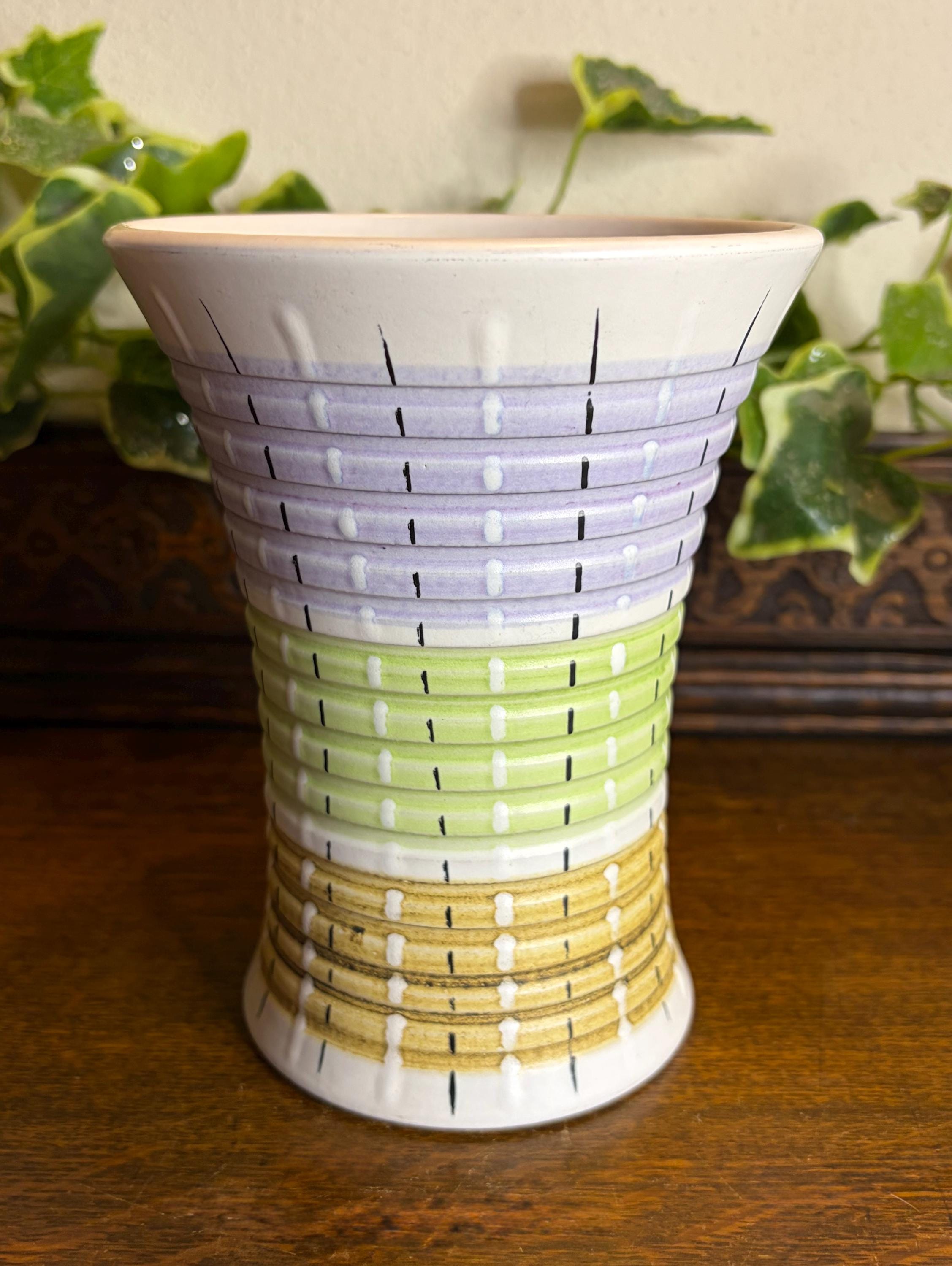 英国ビンテージ Crich pottery フラワーベース 花瓶 Denby Denby Pottery Flower Vase / デンビー ポタリー フラワーベース