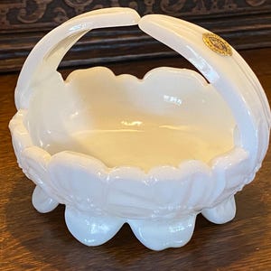 Vintage Westmoreland Milk Glass Candy Nut Dish
