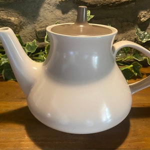 Poole Pottery Vintage Bule Cogumelo e Sépia