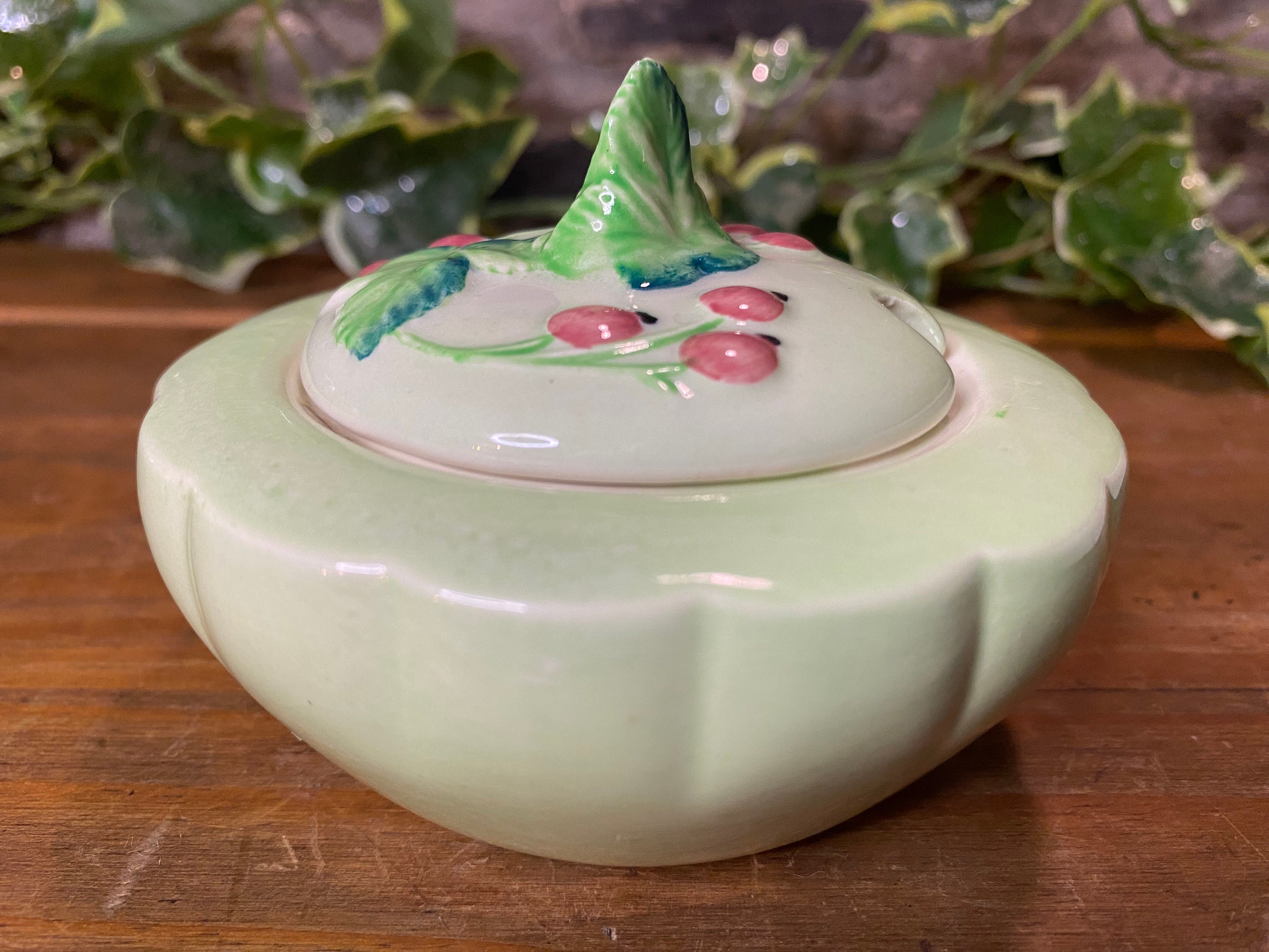 Vintage Carlton Ware Covered Sugar/preserve Bowl C.1930's - Etsy