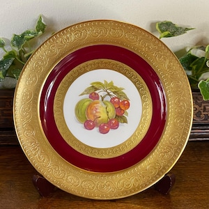 Vintage Heatherley Fine China Cabinet Plate c.1960’s