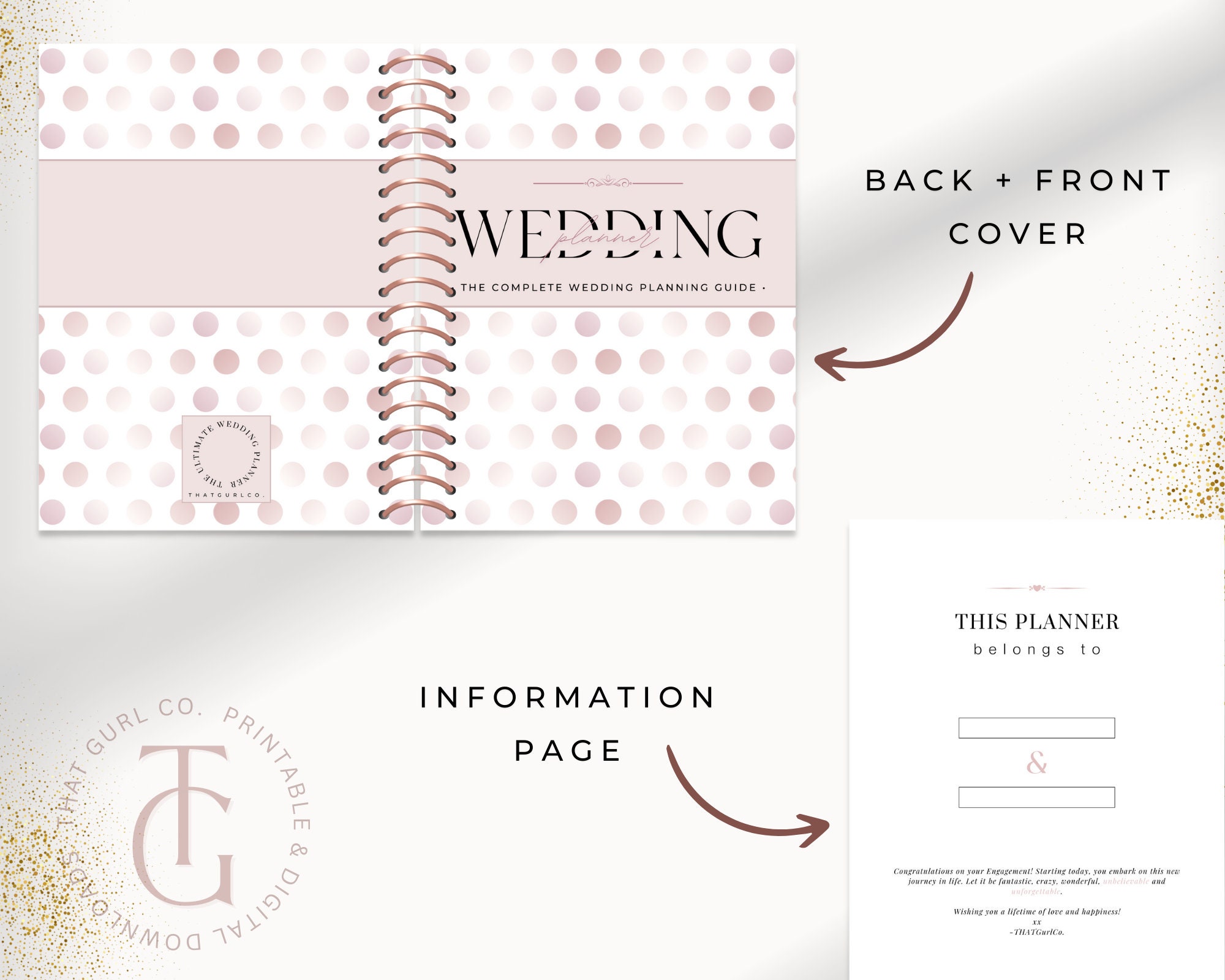 Wedding Planner Printable Printable Wedding Planner Kit - Etsy