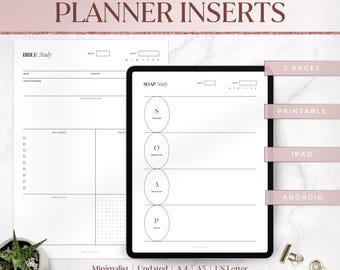 Bible Study Printable, Printable Bible Study Notes, Printable Bundle, SOAP Study Printable, Instant Download, A4, A5, US Letter, PDF