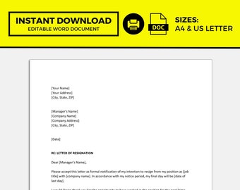 Two weeks notice - Etsy Italia