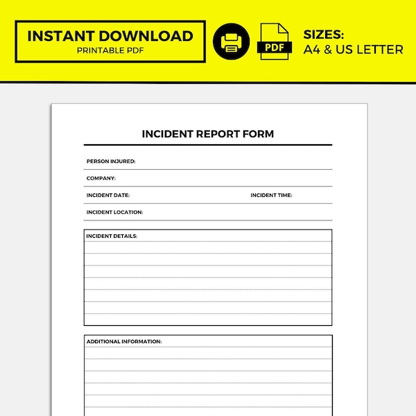 Incident Report Form