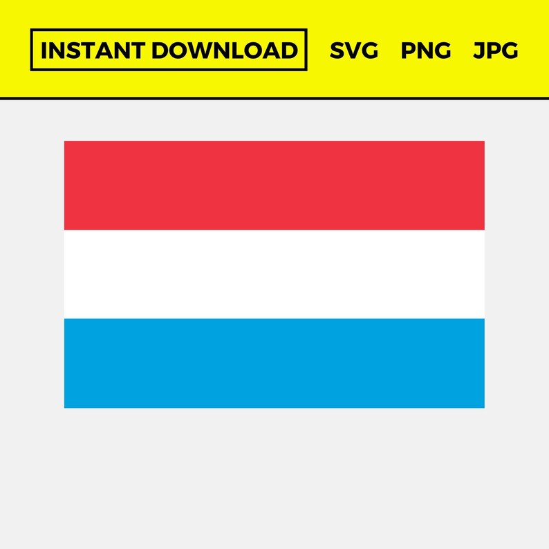 Luxembourg Flag Svg, Luxembourg Flag Png, Luxembourg Flag Image