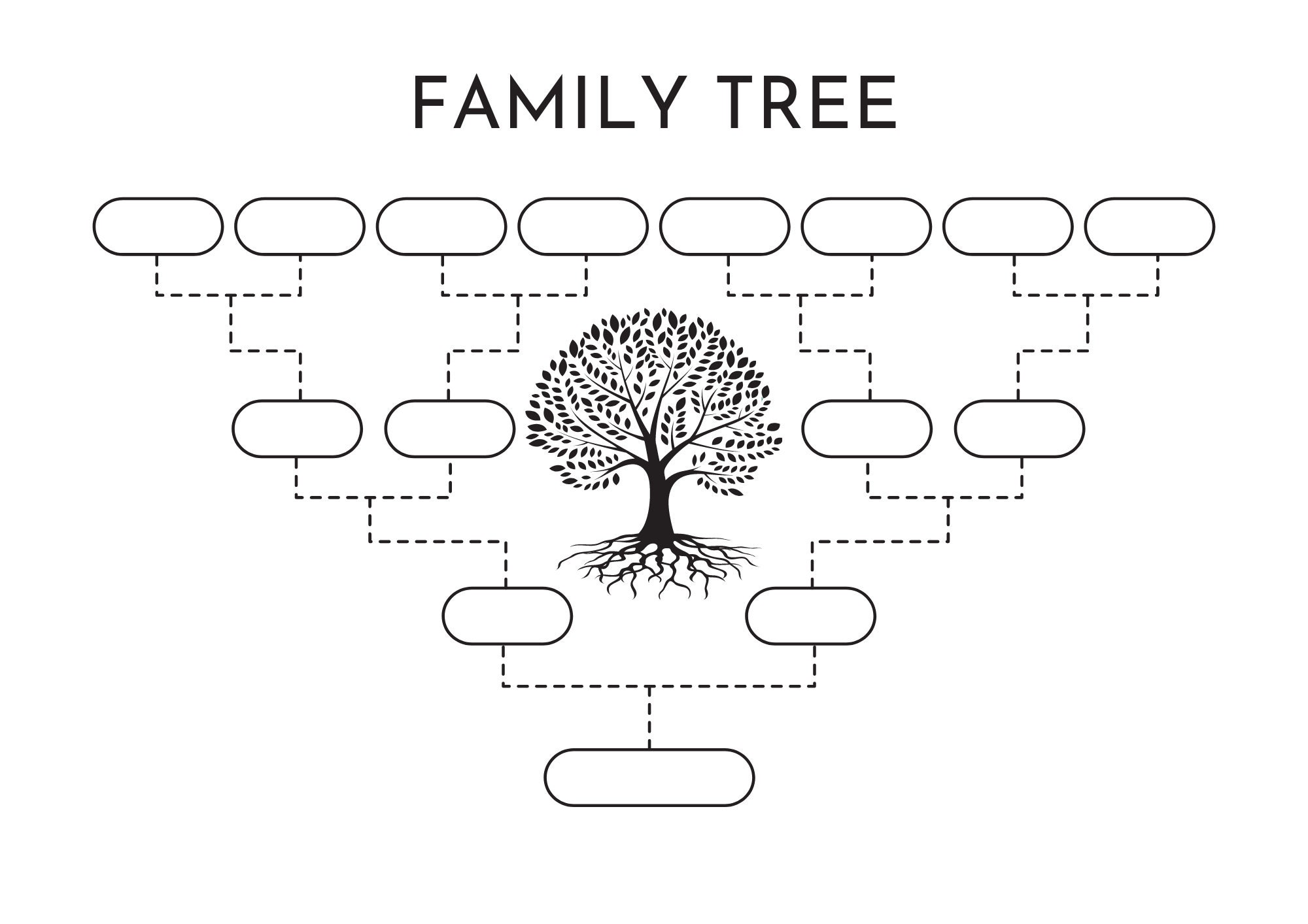 Family Tree Template For Kids Simple Family Tree Template For Kids Simple