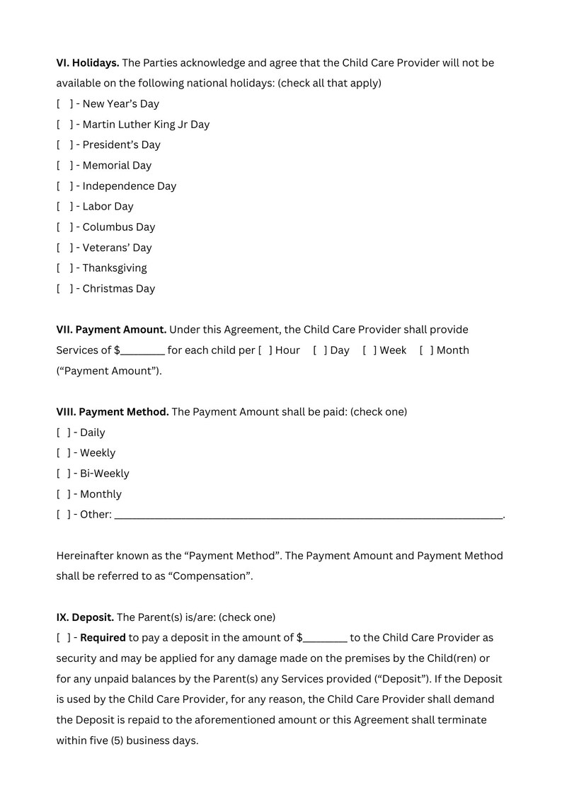 daycare-contract-daycare-contract-template-day-care-etsy