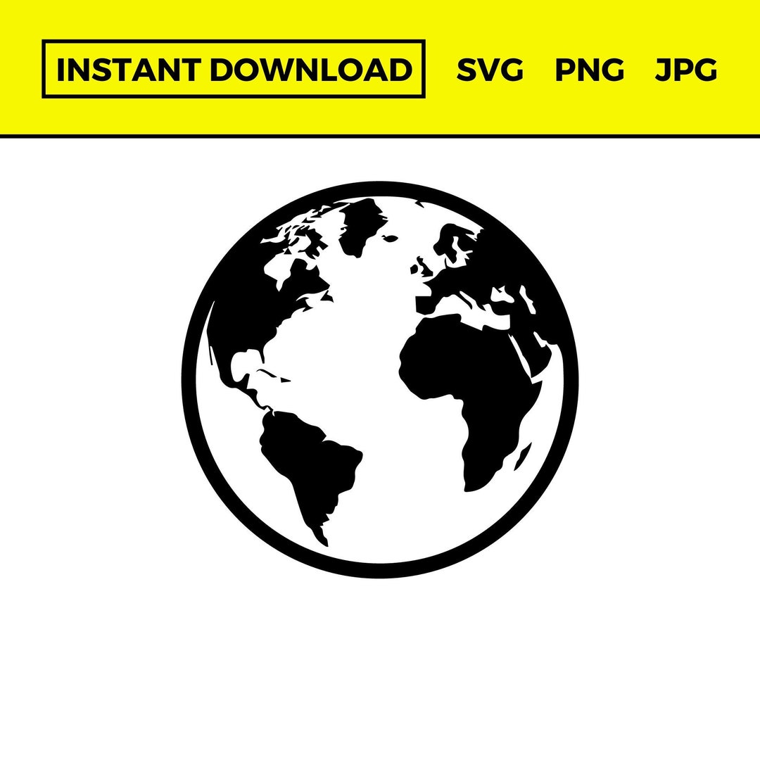 Earth SVG, Planet Earth SVG, Globe SVG, Earth Png, Planet Earth Png ...