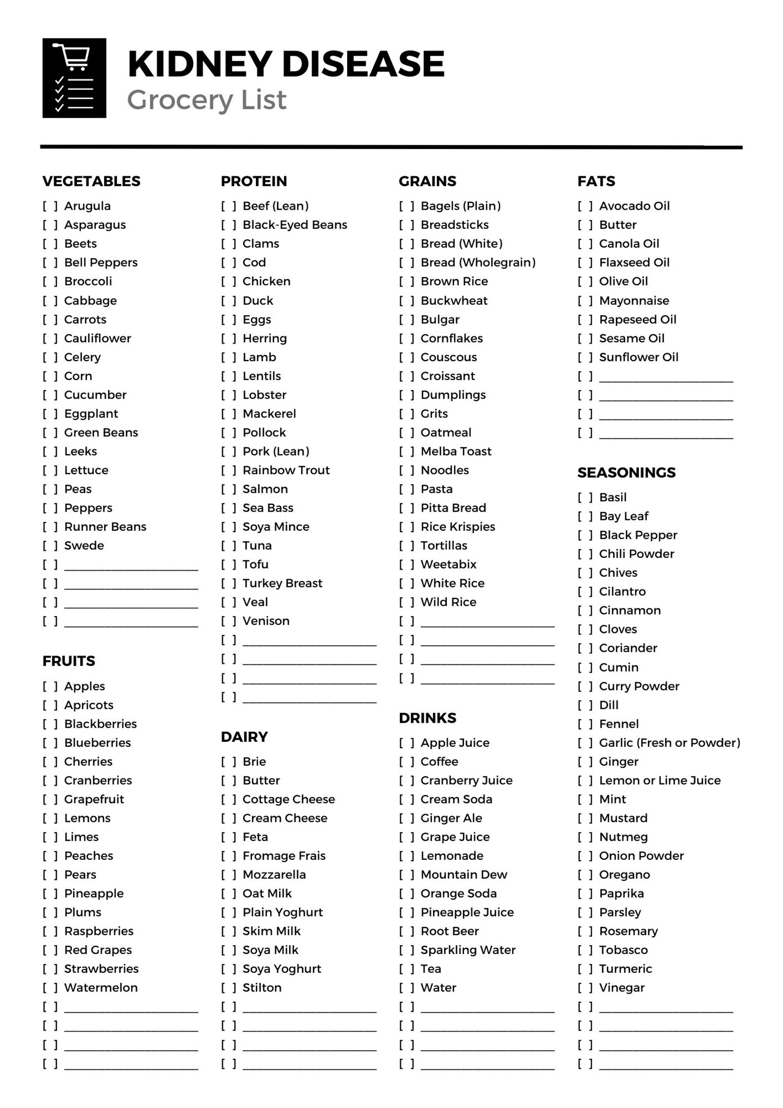 Kidney Disease Food List Kidney Disease Grocery List Renal Diet kidney-disease-food-list-kidney-disease-grocery-list-renal-diet