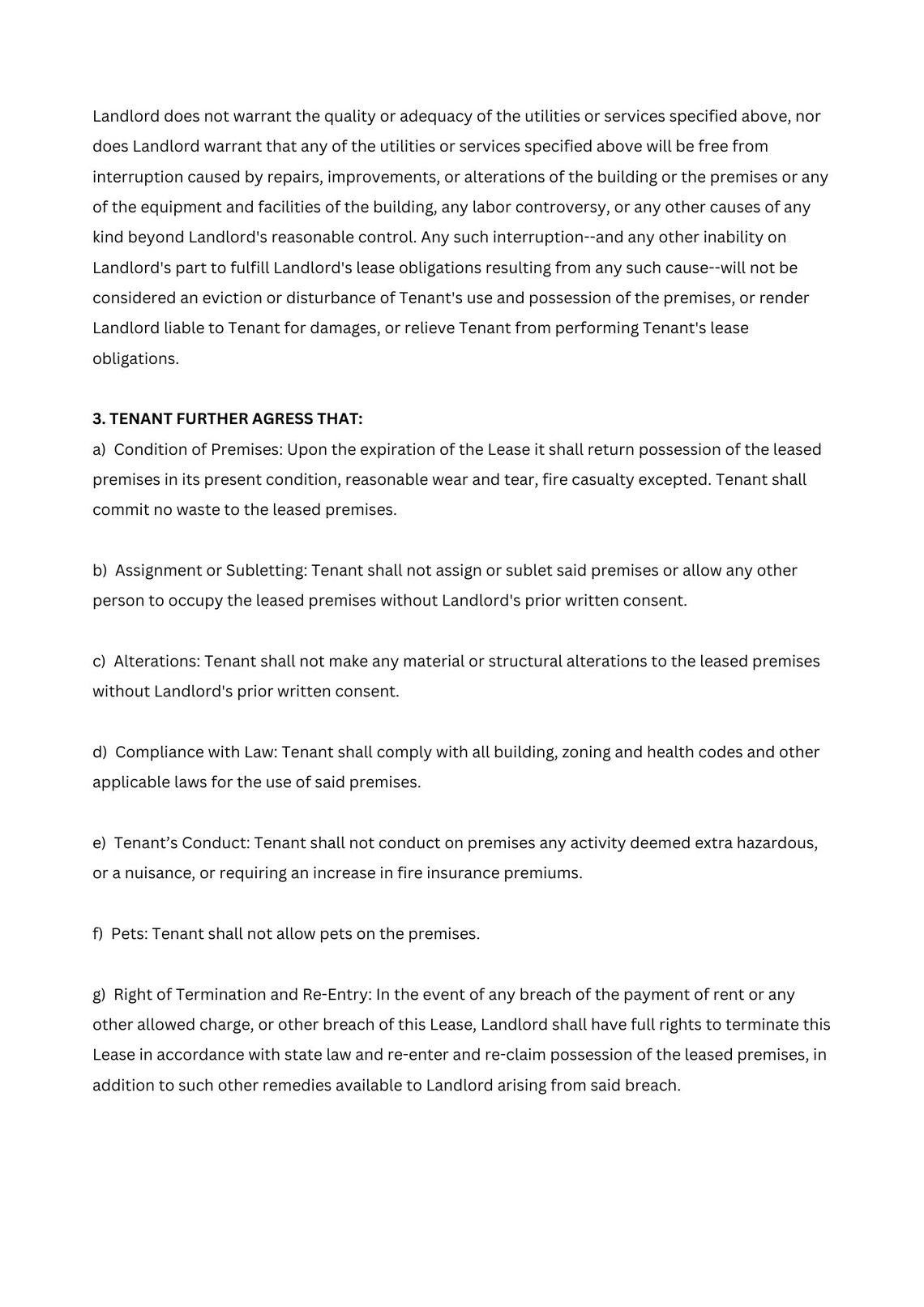 Lease to Own Agreement Lease to Own Contract Rent to Own Etsy