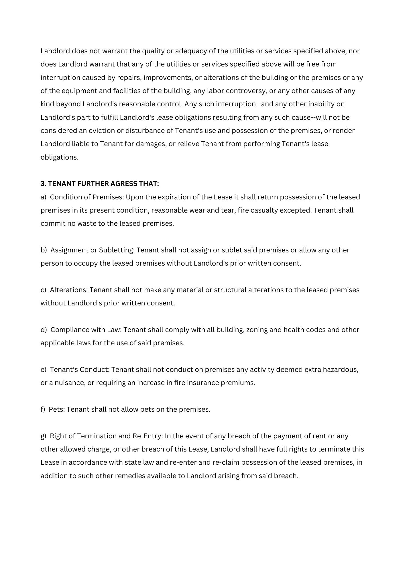 Lease To Own Agreement Lease To Own Contract Rent To Own Agreement 
