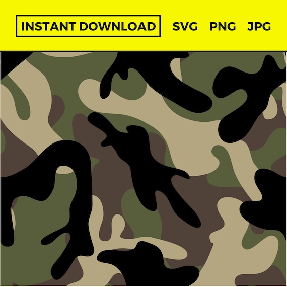 Camouflage Pattern SVG, Camouflage Pattern PNG, Camouflage Pattern