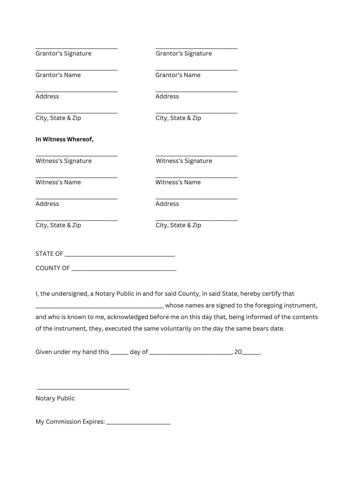 Filing A Quit Claim Deed