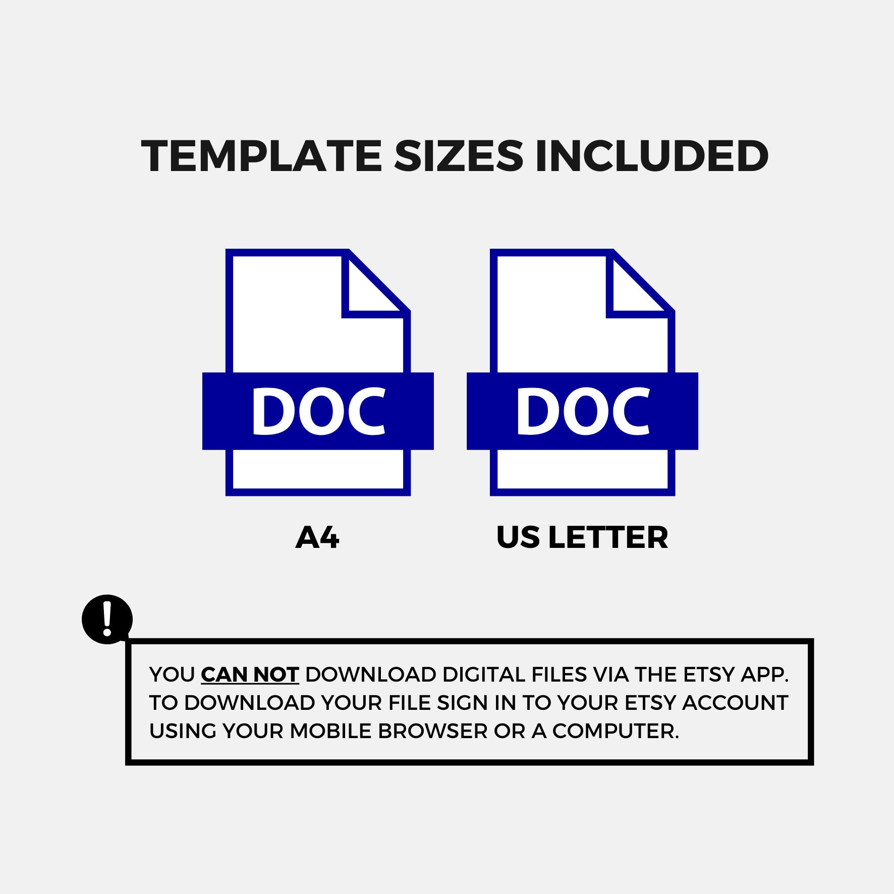 Letter of Intent to Sue Template Etsy