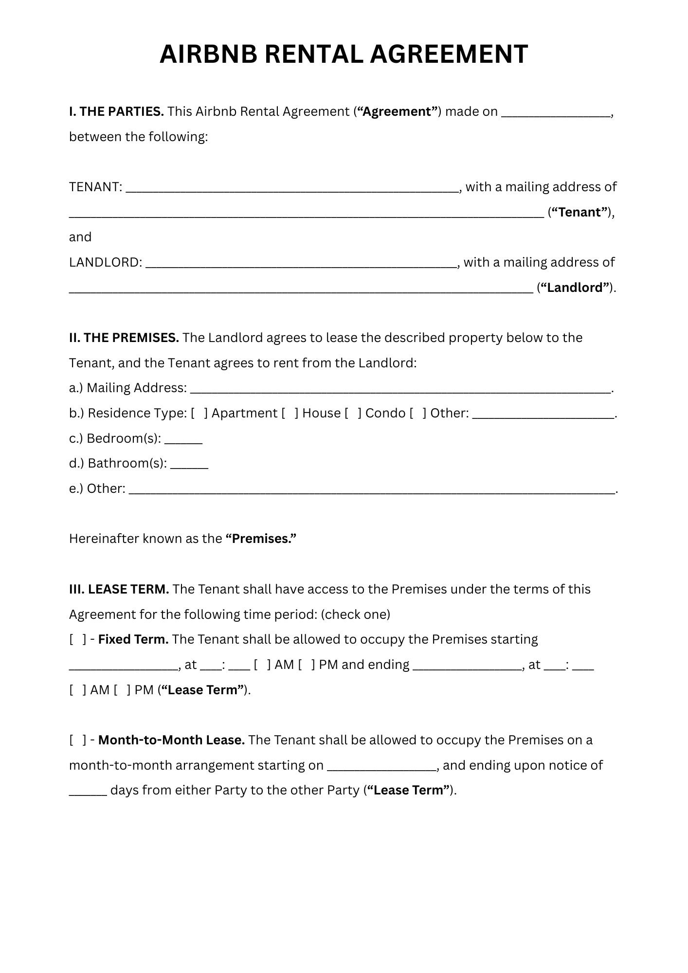 Airbnb Rental Agreement, Airbnb Rental Contract Etsy Airbnb Rental Agreement, Airbnb Rental Contract Etsy