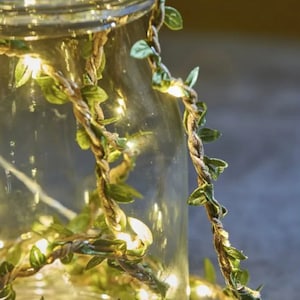 Leaf Twine String Lights