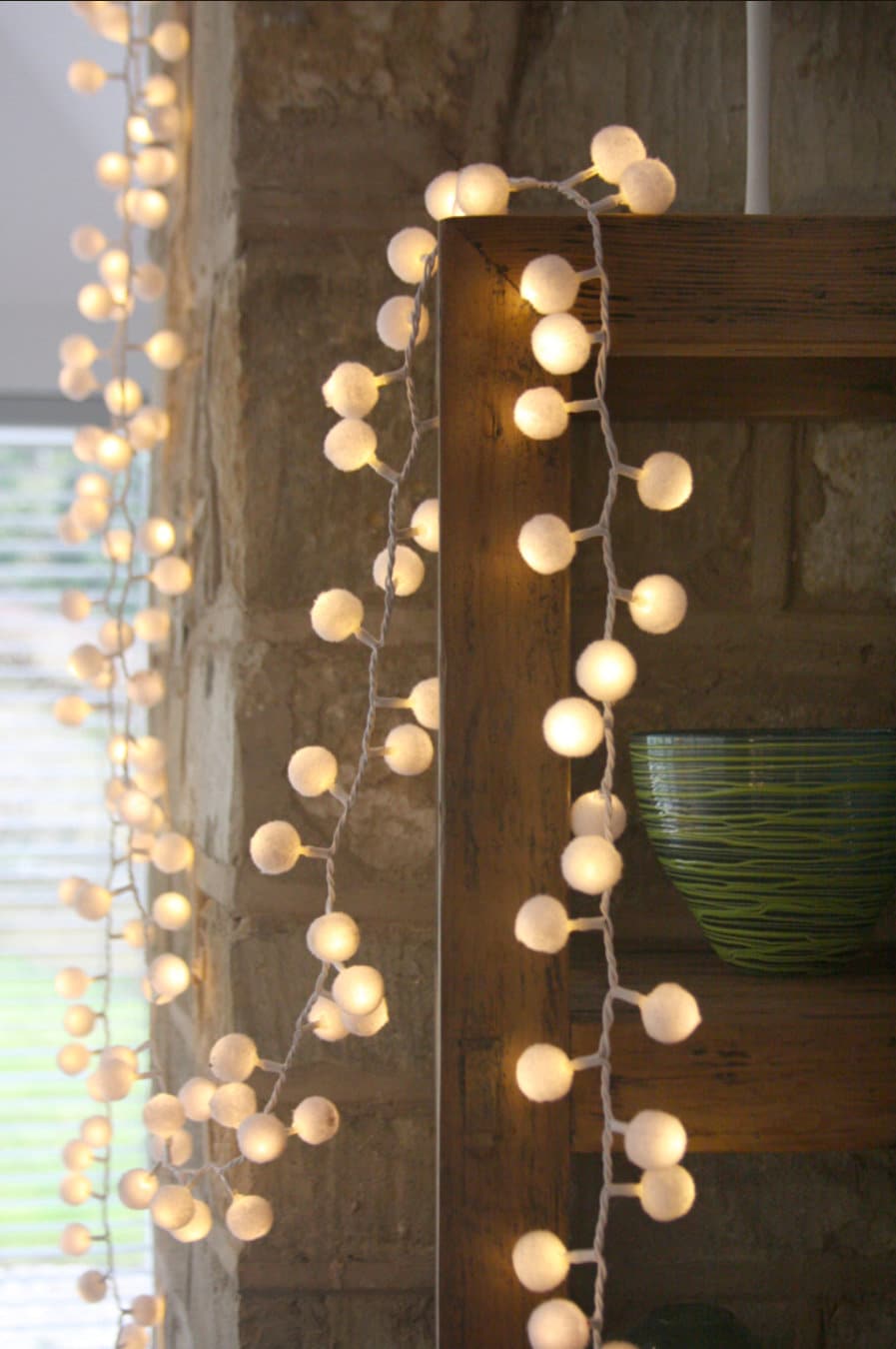 stamtavle kul nikotin Pom Pom String Lights Fun Innovative Design - Etsy