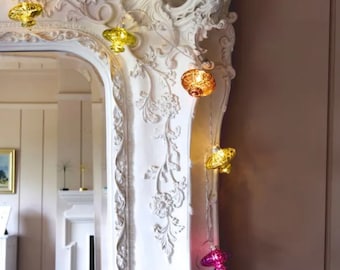 Kasbah Lights: Glass Ornament String Lights, Moroccan Style