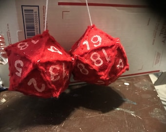 d20 plush dice
