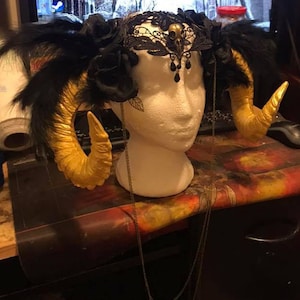 costume made horns