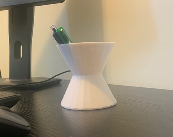 Dual cone pencil holder