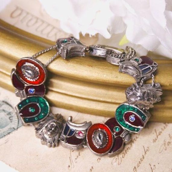 Cowboy Hat And Horseshoe!! Vintage Native American Navajo Sterling Silver Bracelet Cowboy Hat And Horseshoe!! Vintage Native American Navajo Sterling Silver Bracelet