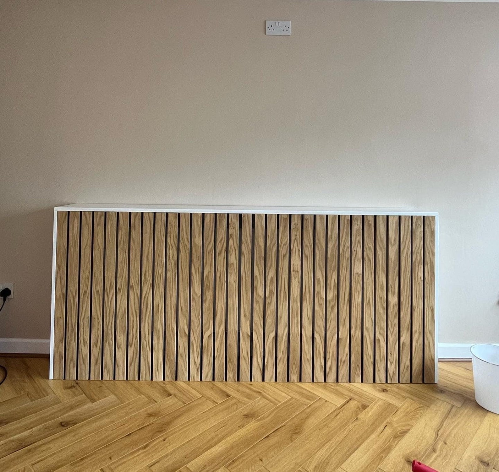 Unique Radiator Cover Oak Slat Bespoke Radiator Cover Made Etsy UK