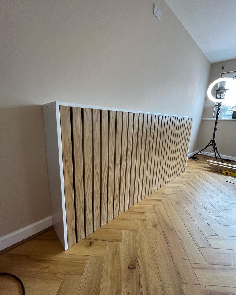 Unique Radiator Cover Oak Slat Bespoke Radiator Cover Made - Etsy