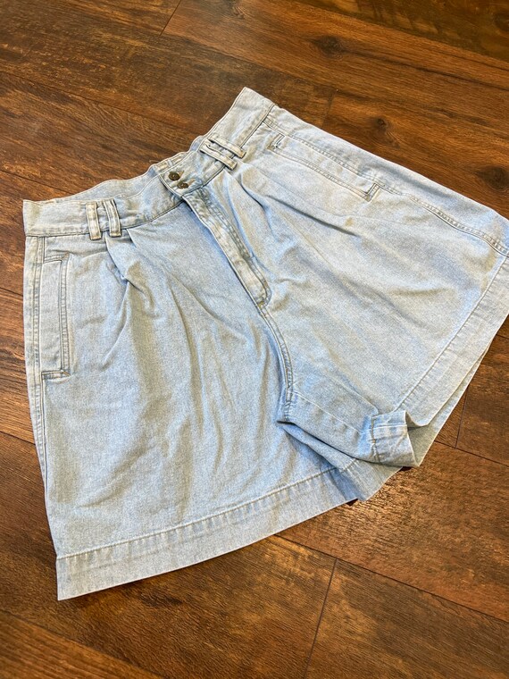 Vintage 90s Highrise Pleated Lightwash 