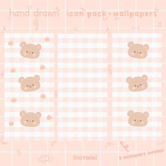 Iconos Fondos de pantalla kawaii para iOS y Android / Iconos - Etsy México Iconos Fondos de pantalla kawaii para iOS y Android / Iconos - Etsy México