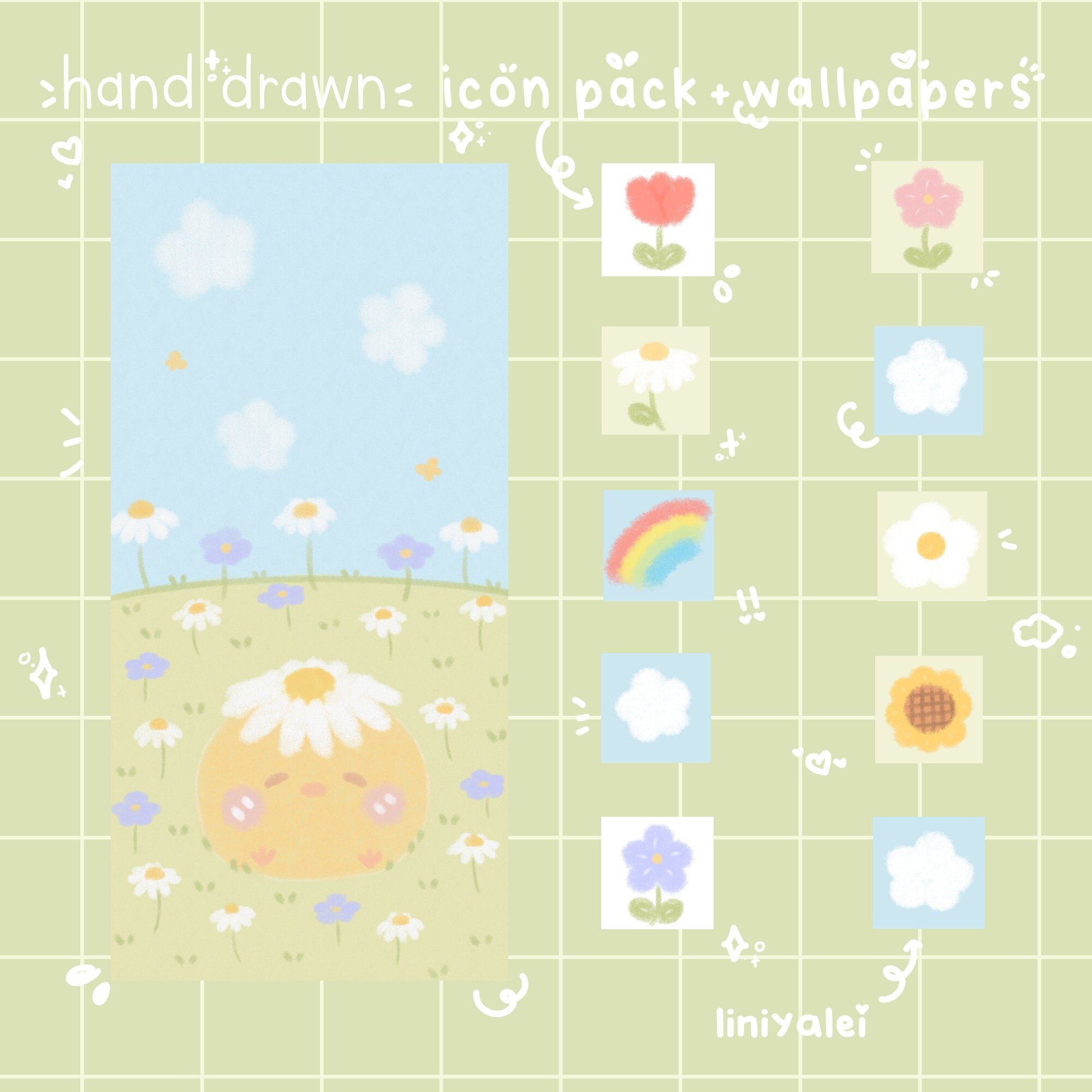 Iconos Fondo de pantalla kawaii para iOS y Android / Iconos - Etsy España Iconos Fondo de pantalla kawaii para iOS y Android / Iconos - Etsy España