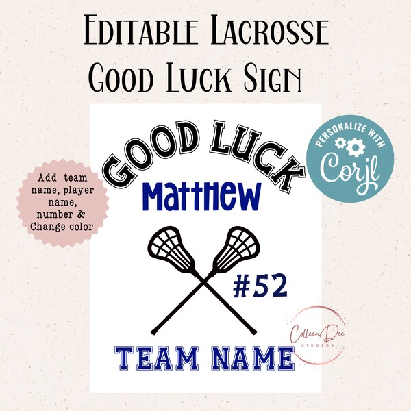 Lacrosse Team - Etsy