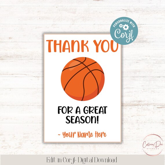 Cornice Portafoto In Legno Con Pallacanestro - Scritta 'Thank You For Being An Essential Part Of Our Team', 15x20 Cm
