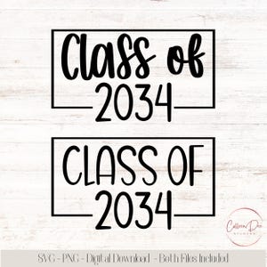 KLASSE 2034 | Einschulungs-Shirt | Klasse von 2034 Shirt | Sublimation DTF png svg | Sofortdownload | Digital Schnitt Datei | Note Level Shirt 4