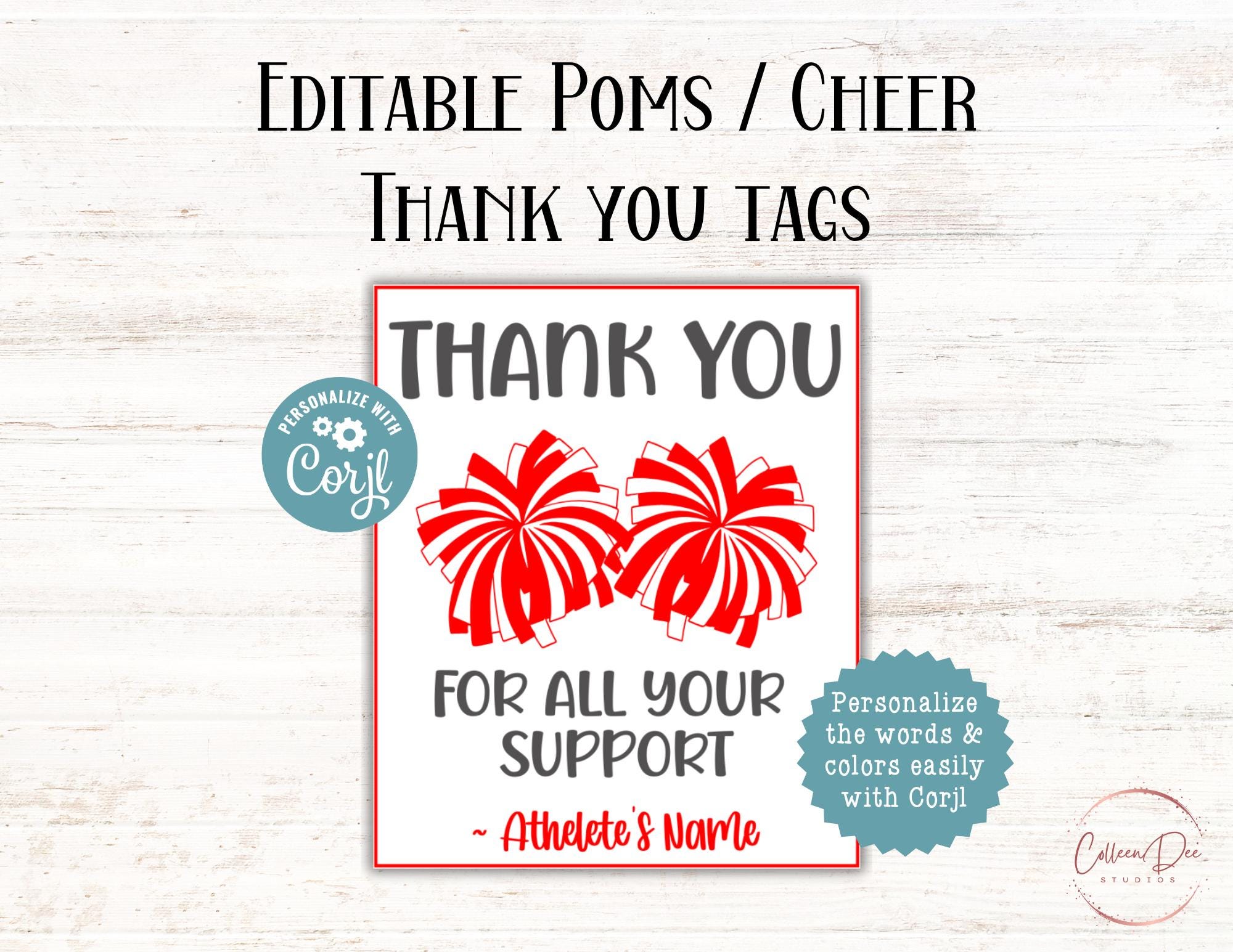 Cheerin Dankeskarte Mit "Thank You" Aufschrift – Elegante Grußkarte Im DIN A2 Format, Inkl. Umschlag