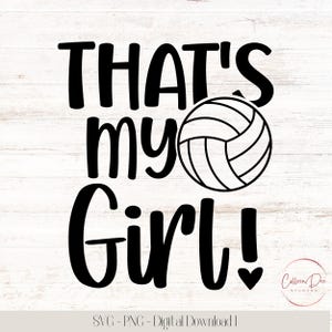 Das ist mein Mädchen! | Lieblings-Volleyballer | SVG PNG-Datei | Korbball | Das ist mein Mädchen-Volleyball-Shirt | Das ist mein Mädchen | Strand-Svg