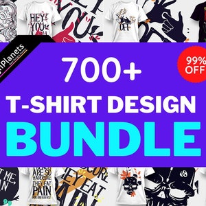 The Fancy T-Shirt Designs Bundle - 375+ Designs