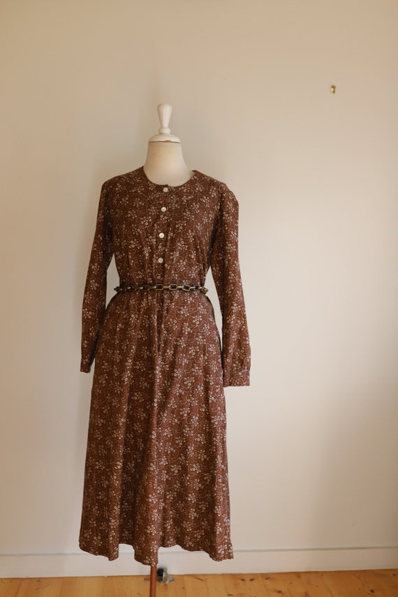 Laura Ashley 70s maxi dress made in Australia in rare… - Gem