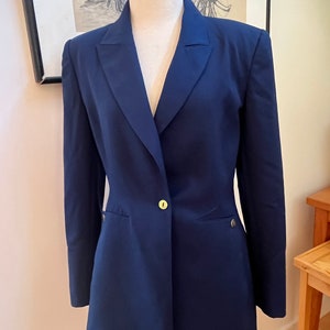 State of Claude Montana jacket 90s light navy