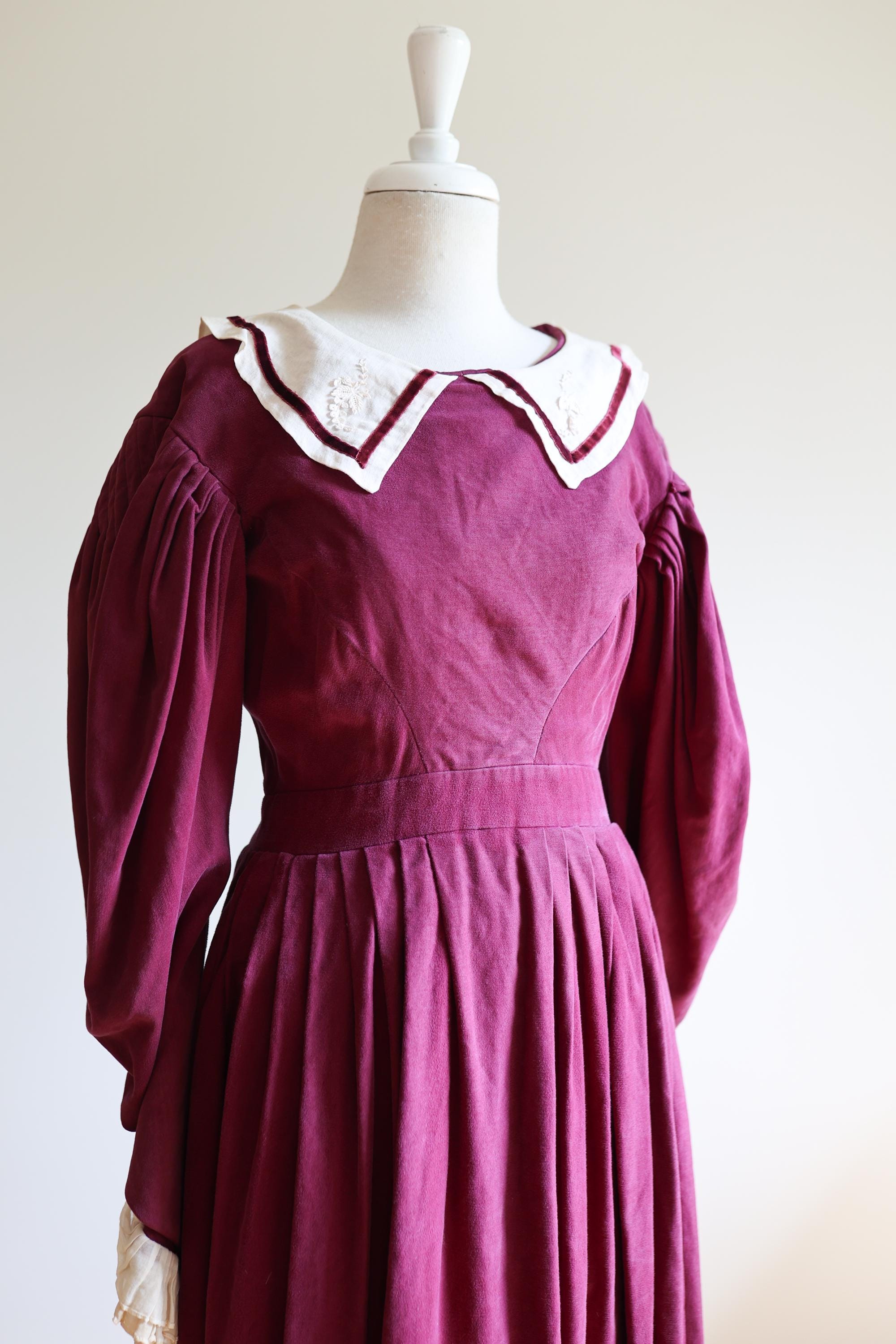 Robe 100% Cachemire Autumn Cashmere - Taille XS/8/10 - Couleur émeraude Et Bleu - Coupe évasée