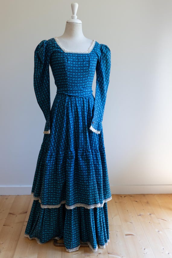 The Opal ~ insane 80s Laura Ashley maxi dress