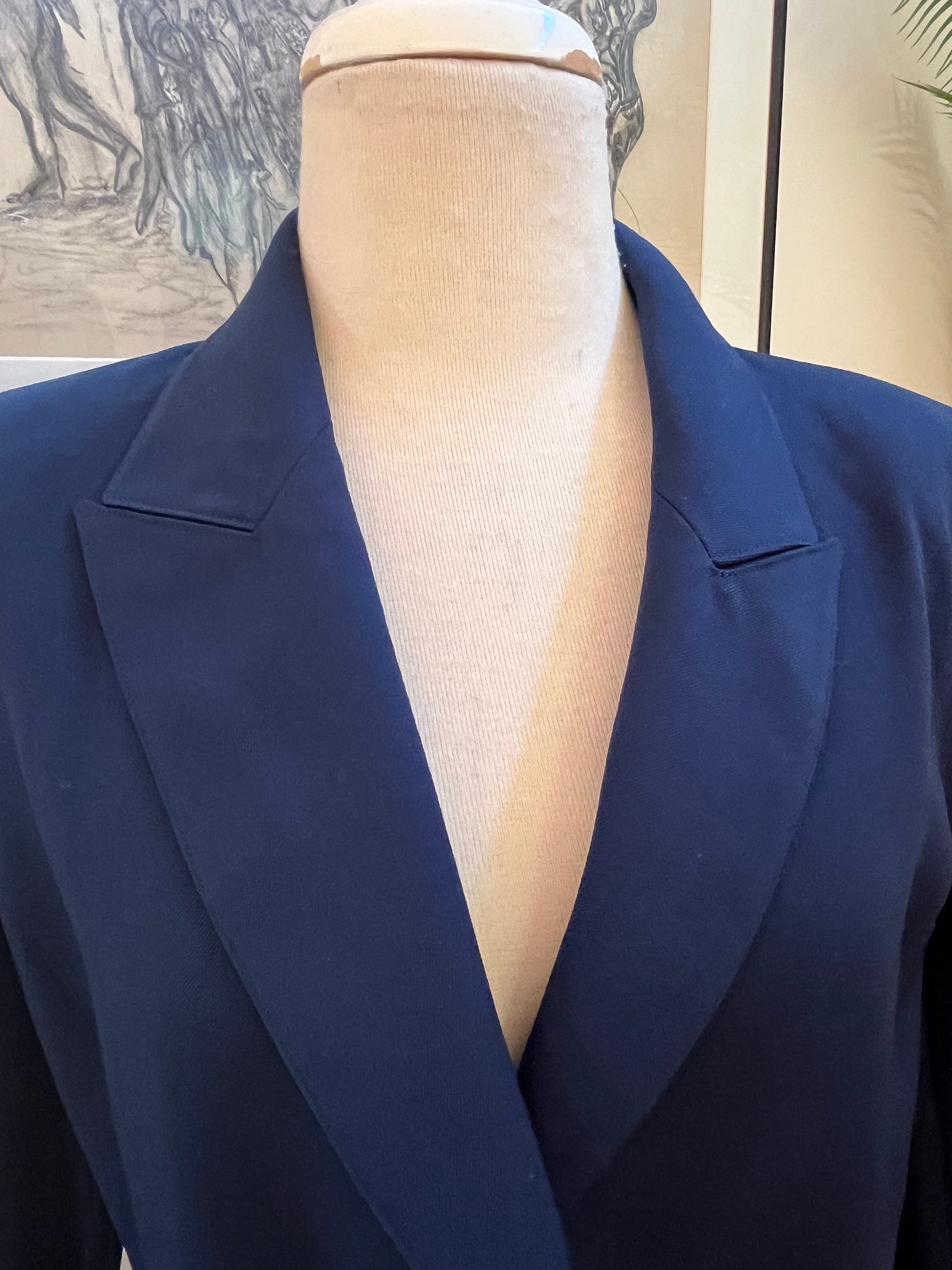 State of Claude Montana Jacket 90s Light Navy - Etsy