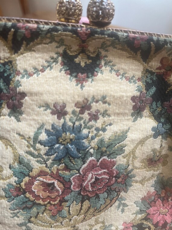 Stunning antique tapestry bag - image 3