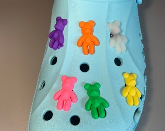 Colorful Shoe Charms,Luxury Shoe Charms,mix & Match Shoe Charms,Trending shoe Charms,Brand Shoe Charms,Bear Shoe Charms