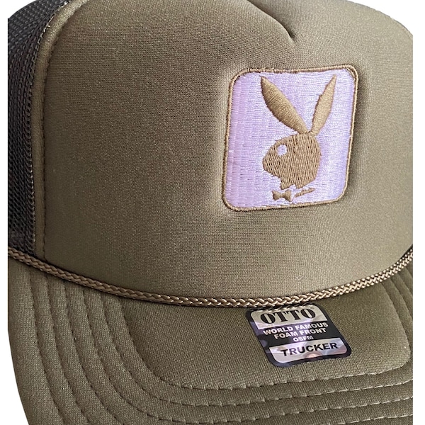 Bunny Trucker Hats | Trendy Trucker Mesh Hats | Retro Vintage Trucker Hat | Adjustable Trucker Foam Pink Hats | Snapback Hats Man