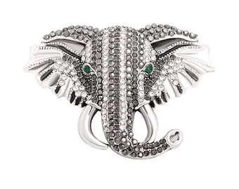 Elephant Pin,Rhinestone Elephant Pin, Elephant Pendent, Elephant Brooch, Rhinestone Elephant Brooch, Elephant Lapel Pin,
