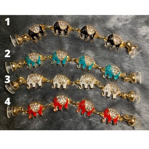 Chain Shoe Charms,Elephant Croc Chain,CrocCharm,Colorful Chain for Crocs, Bling Chains For Crocs, Metal Chain,Heart Croc Chains,Jelly Chain,