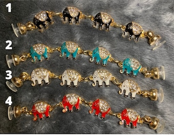 Chain Shoe Charms,Elephant Croc Chain,CrocCharm,Colorful Chain for Crocs, Bling Chains For Crocs, Metal Chain,Heart Croc Chains,Jelly Chain,